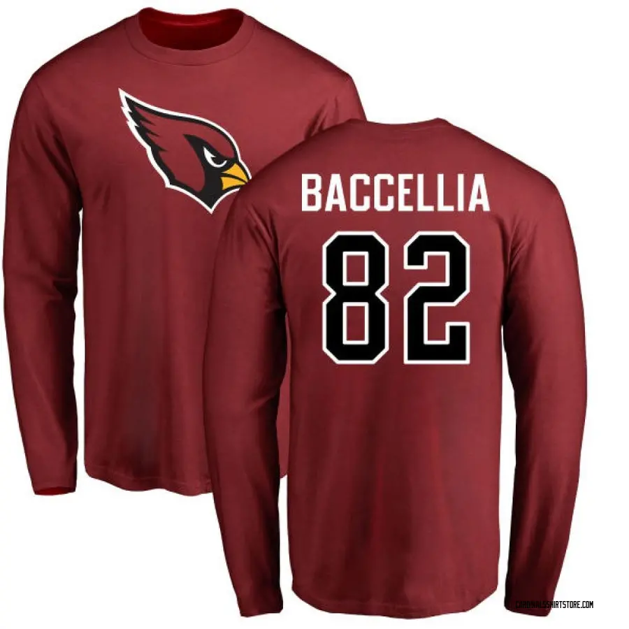 Men's Andre Baccellia Arizona Cardinals Name & Number Logo Long Sleeve T-Shirt - Maroon