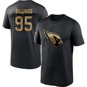 Men's Andrew Billings Arizona Cardinals Black 2020 Salute To Service Performance T-Shirt