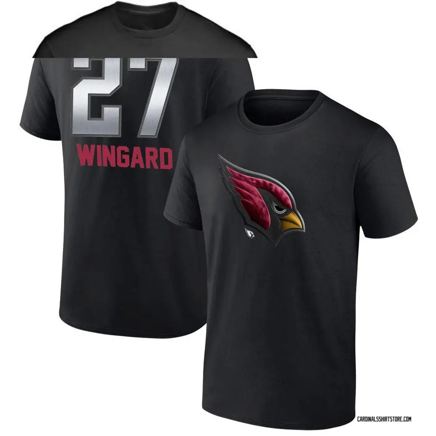 Men's Andrew Wingard Arizona Cardinals Midnight Mascot T-Shirt - Black