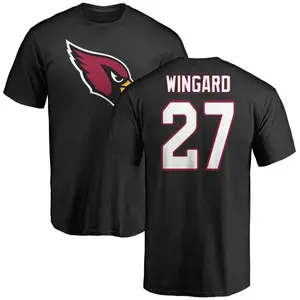 Men's Andrew Wingard Arizona Cardinals Name & Number Logo T-Shirt - Black