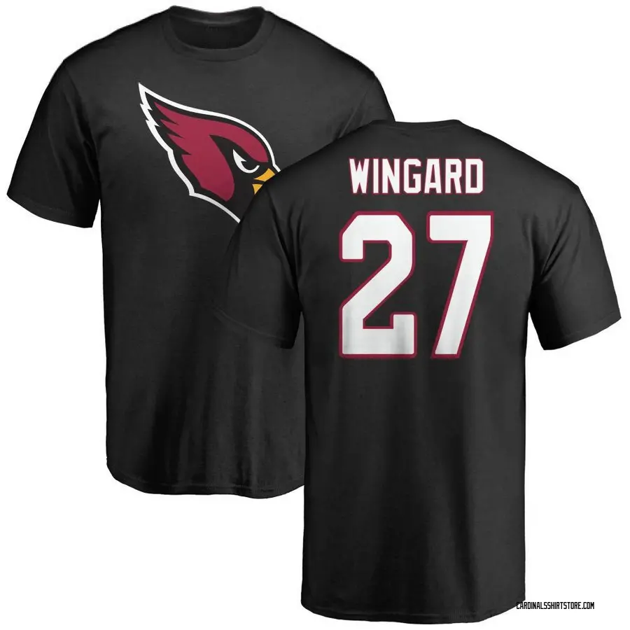 Men's Andrew Wingard Arizona Cardinals Name & Number Logo T-Shirt - Black