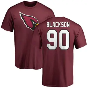 Men's Angelo Blackson Arizona Cardinals Name & Number Logo T-Shirt - Maroon