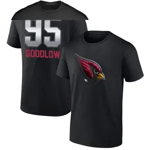 Men's Anthony Goodlow Arizona Cardinals Midnight Mascot T-Shirt - Black