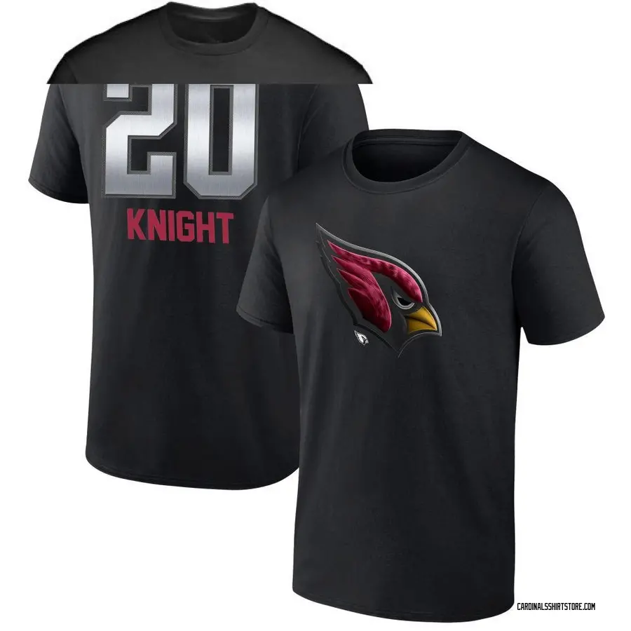 Men's Bam Knight Arizona Cardinals Midnight Mascot T-Shirt - Black