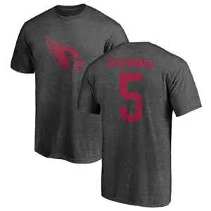 Men's Baron Browning Arizona Cardinals One Color T-Shirt - Ash