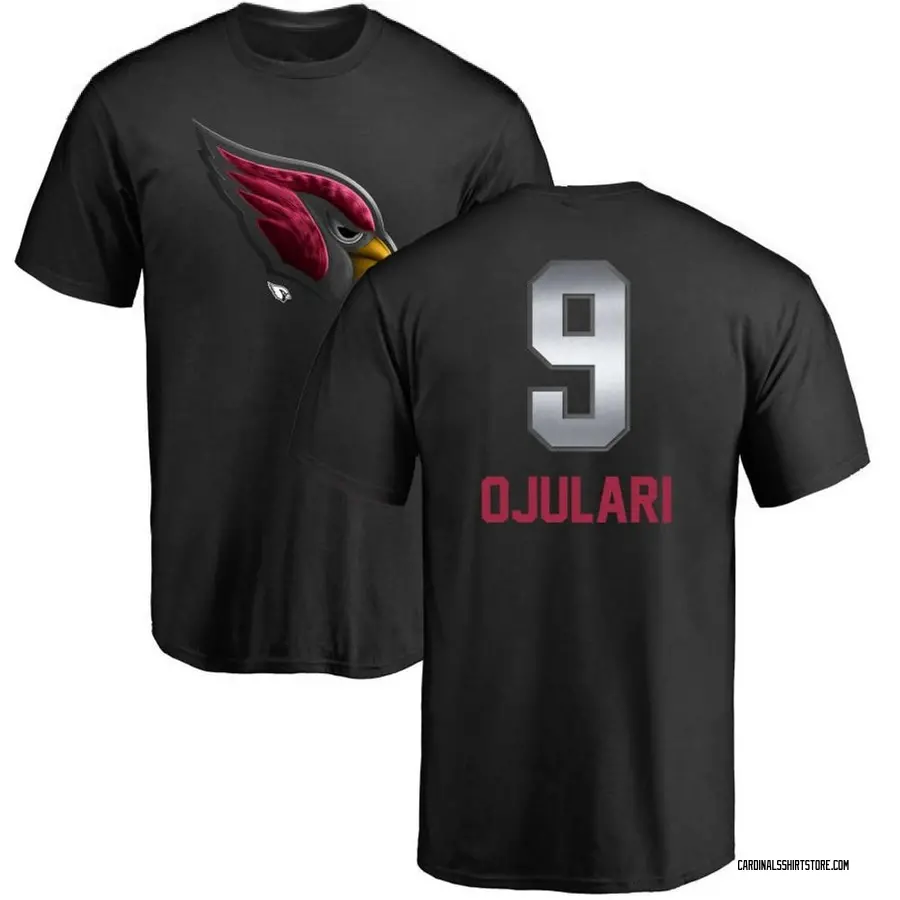 Men's BJ Ojulari Arizona Cardinals Midnight Mascot T-Shirt - Black