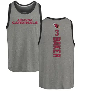 Men's Budda Baker Arizona Cardinals Backer Tri-Blend Tank Top - Ash