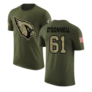 Men's Carter O'Donnell Arizona Cardinals Olive Salute to Service Legend T-Shirt