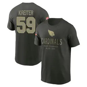 Men's Casey Kreiter Arizona Cardinals Forest/Green 2025 Salute to Service Sideline Primary Edge T-Shirt