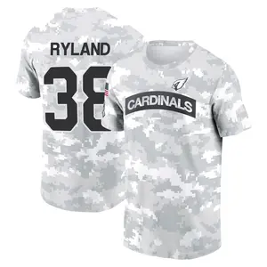 Men's Chad Ryland Arizona Cardinals Arctic Camo 2024 Salute to Service Performance T-Shirt
