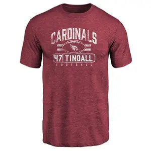 Men's Channing Tindall Arizona Cardinals Flanker Tri-Blend T-Shirt - Maroon