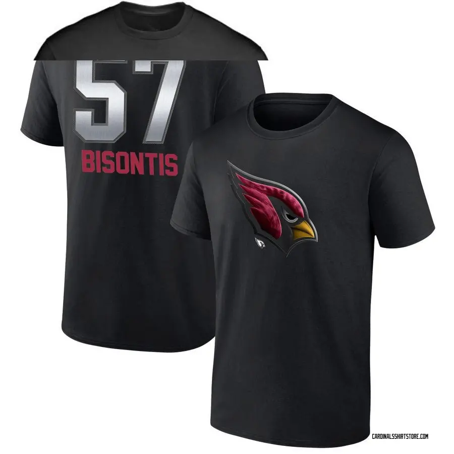 Men's Chase Bisontis Arizona Cardinals Midnight Mascot T-Shirt - Black