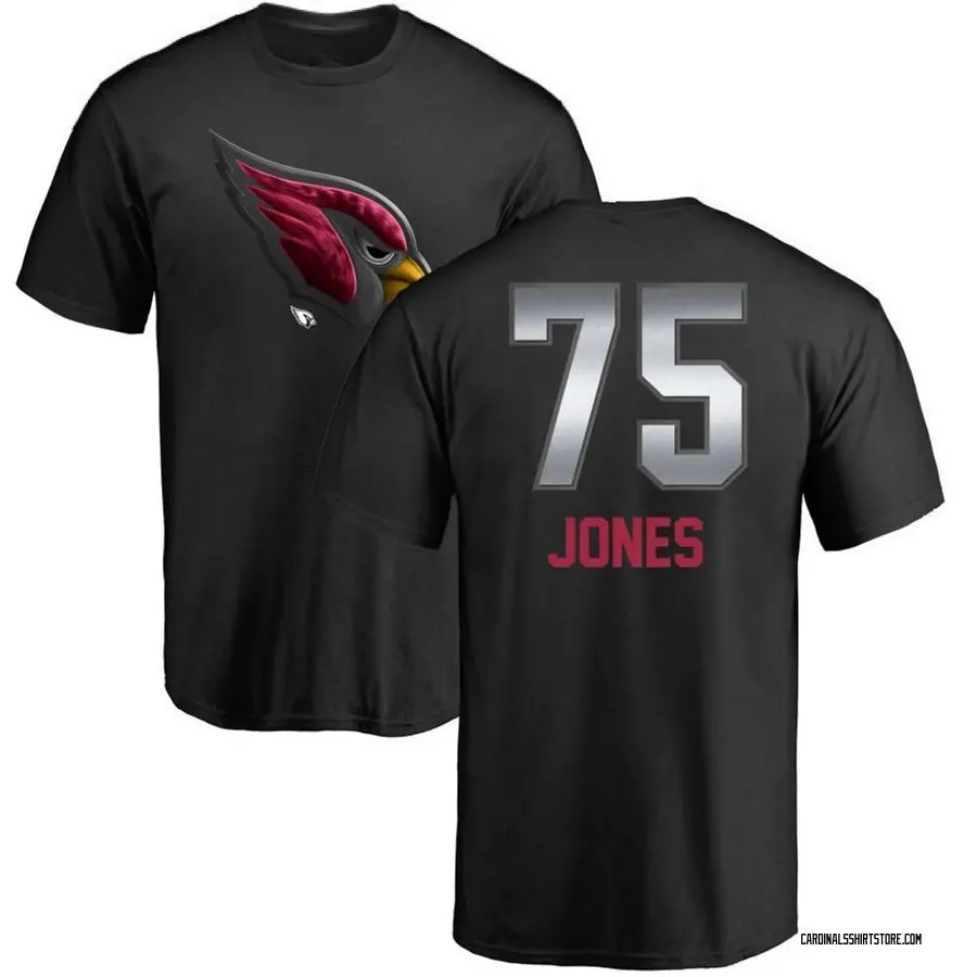 Men's Christian Jones Arizona Cardinals Midnight Mascot T-Shirt - Black