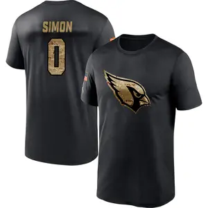 Men's Cody Simon Arizona Cardinals Black 2020 Salute To Service Performance T-Shirt