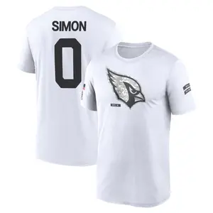 Men's Cody Simon Arizona Cardinals White 2024 Salute to Service Legend Performance T-Shirt