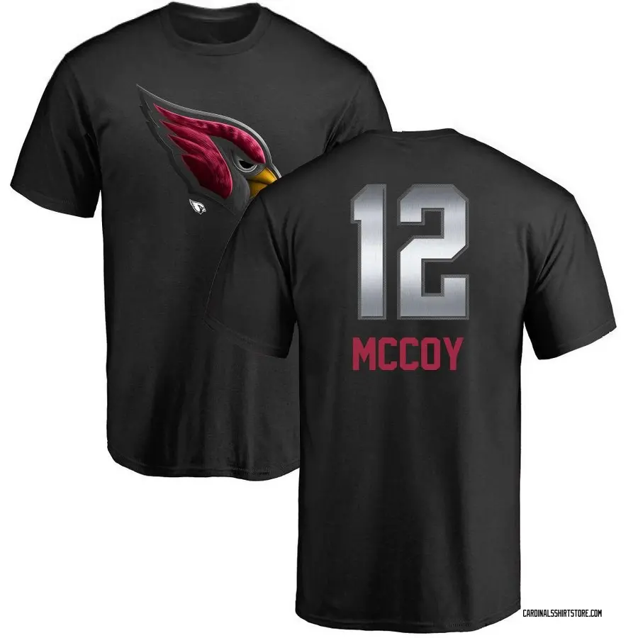 Men's Colt McCoy Arizona Cardinals Midnight Mascot T-Shirt - Black