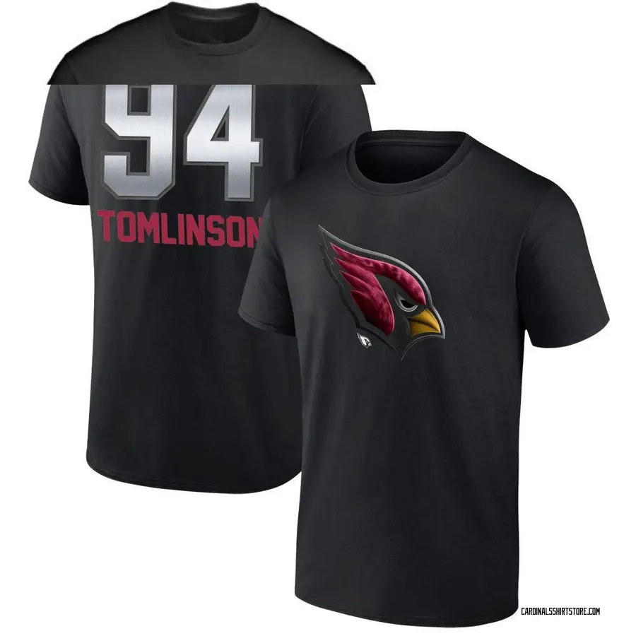 Men's Dalvin Tomlinson Arizona Cardinals Midnight Mascot T-Shirt - Black