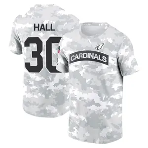 Men's Darren Hall Arizona Cardinals Arctic Camo 2024 Salute to Service Performance T-Shirt