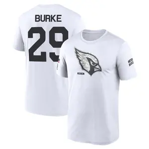 Men's Denzel Burke Arizona Cardinals White 2024 Salute to Service Legend Performance T-Shirt