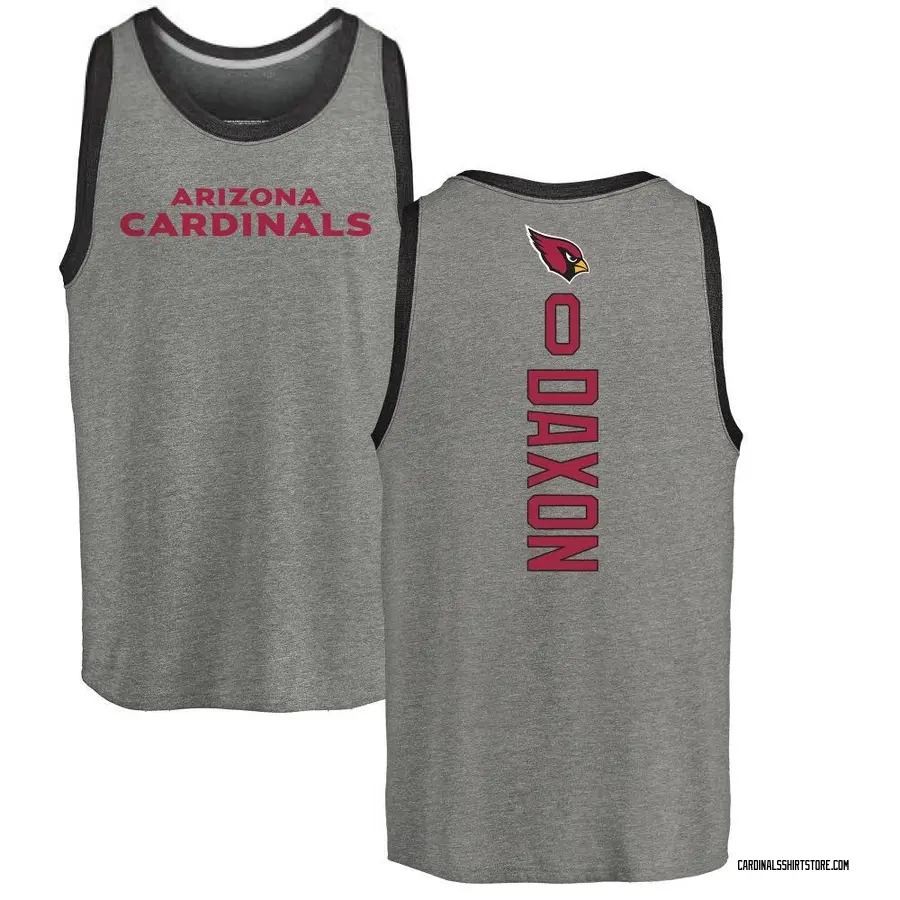 Men's Denzel Daxon Arizona Cardinals Backer Tri-Blend Tank Top - Ash