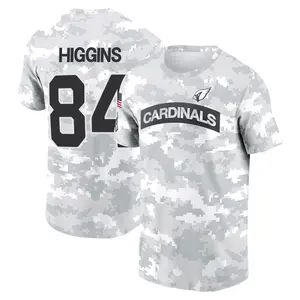 Men's Elijah Higgins Arizona Cardinals Arctic Camo 2024 Salute to Service Performance T-Shirt