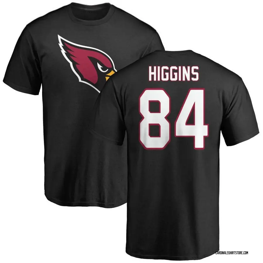 Men's Elijah Higgins Arizona Cardinals Name & Number Logo T-Shirt - Black