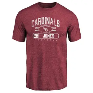 Men's Elijah Jones Arizona Cardinals Flanker Tri-Blend T-Shirt - Maroon