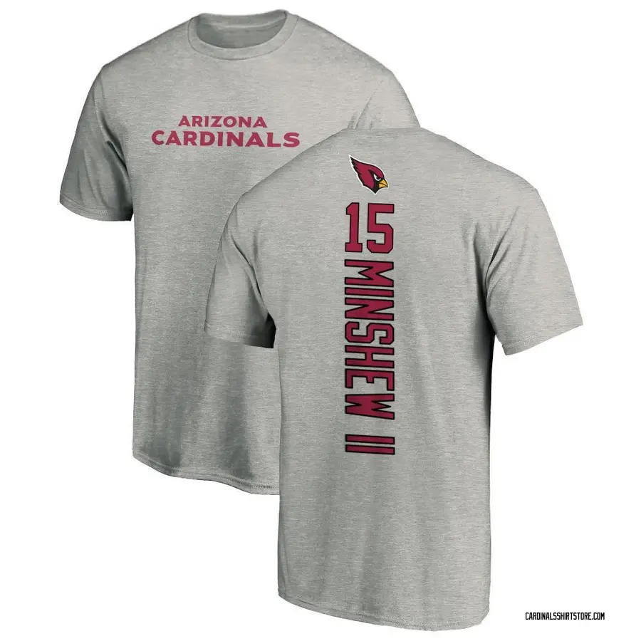 Men's Gardner Minshew II Arizona Cardinals Backer T-Shirt - Ash
