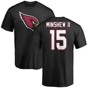 Men's Gardner Minshew II Arizona Cardinals Name & Number Logo T-Shirt - Black