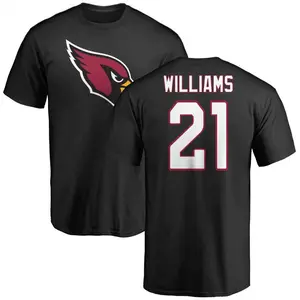 Men's Garrett Williams Arizona Cardinals Name & Number Logo T-Shirt - Black
