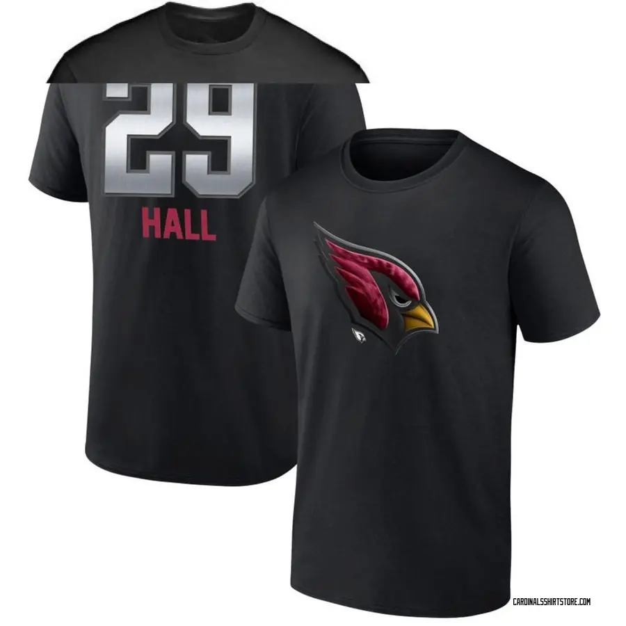 Men's Hassan Hall Arizona Cardinals Midnight Mascot T-Shirt - Black