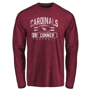 Men's Hayden Conner Arizona Cardinals Flanker Tri-Blend Long Sleeve T-Shirt - Garnet