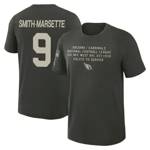 Men's Ihmir Smith-Marsette Arizona Cardinals Dark/Green 2025 Salute to Service Sideline Slub T-Shirt