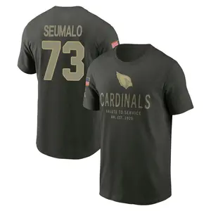 Men's Isaac Seumalo Arizona Cardinals Forest/Green 2025 Salute to Service Sideline Primary Edge T-Shirt