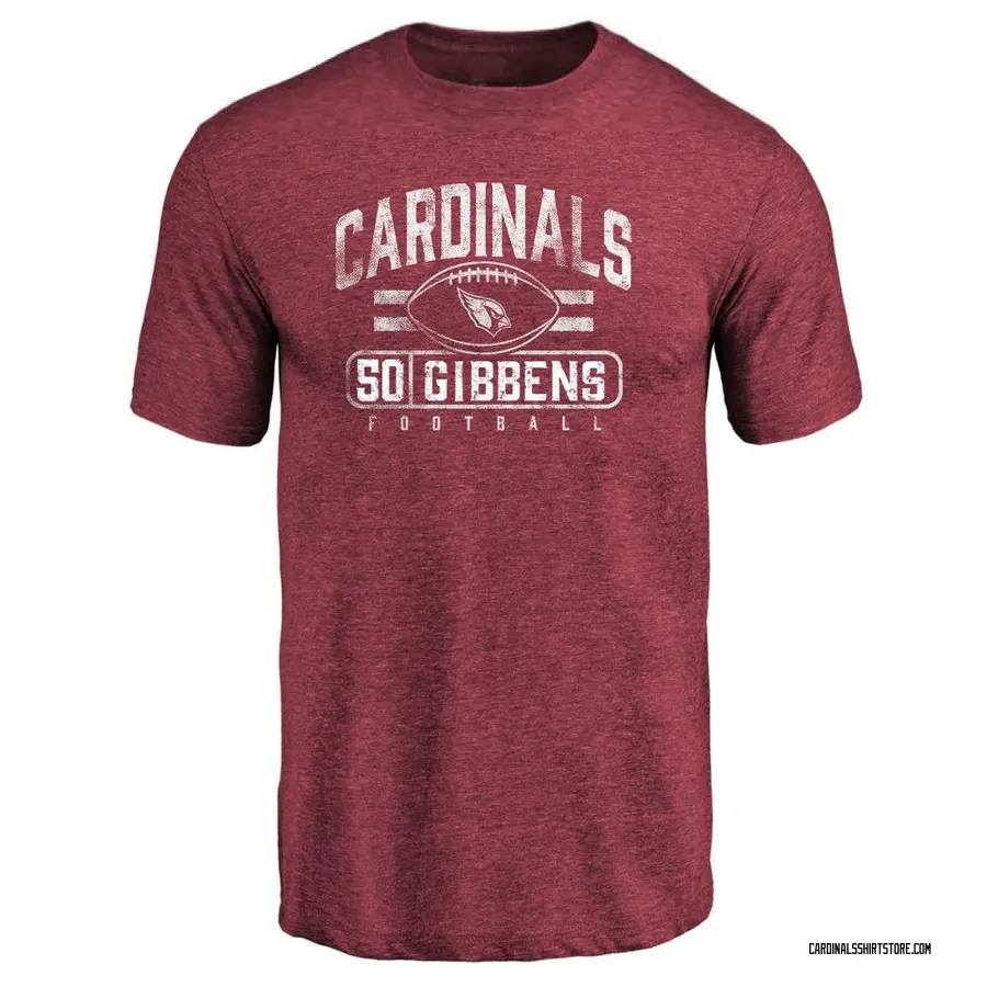 Men's Jack Gibbens Arizona Cardinals Flanker Tri-Blend T-Shirt - Maroon