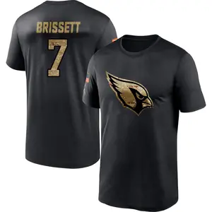 Men's Jacoby Brissett Arizona Cardinals Black 2020 Salute To Service Performance T-Shirt