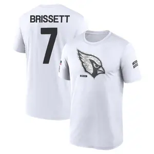 Men's Jacoby Brissett Arizona Cardinals White 2024 Salute to Service Legend Performance T-Shirt