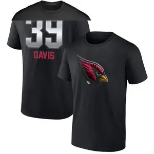 Men's Jaden Davis Arizona Cardinals Midnight Mascot T-Shirt - Black