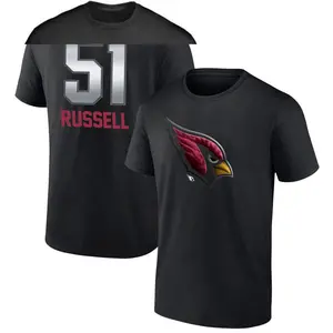 Men's J.J. Russell Arizona Cardinals Midnight Mascot T-Shirt - Black