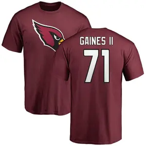 Men's Jon Gaines II Arizona Cardinals Name & Number Logo T-Shirt - Maroon