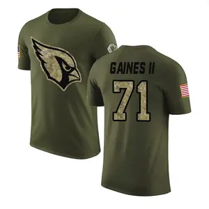 Men's Jon Gaines II Arizona Cardinals Olive Salute to Service Legend T-Shirt