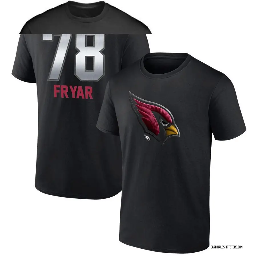 Men's Josh Fryar Arizona Cardinals Midnight Mascot T-Shirt - Black