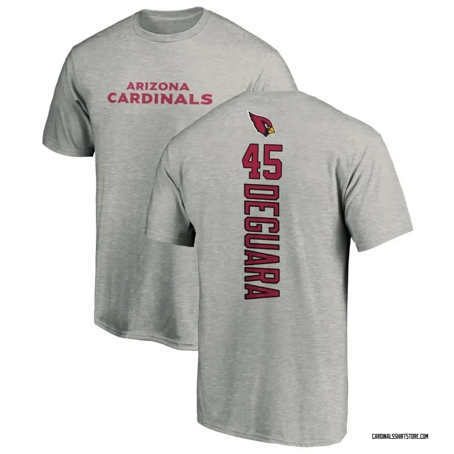 Men's Josiah Deguara Arizona Cardinals Backer T-Shirt - Ash