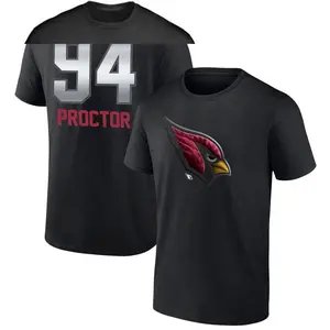 Men's Kaleb Proctor Arizona Cardinals Midnight Mascot T-Shirt - Black