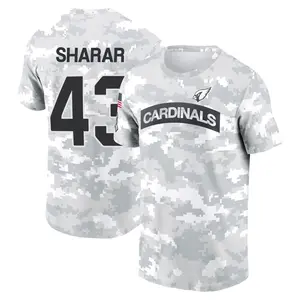 Men's Karson Sharar Arizona Cardinals Arctic Camo 2024 Salute to Service Performance T-Shirt