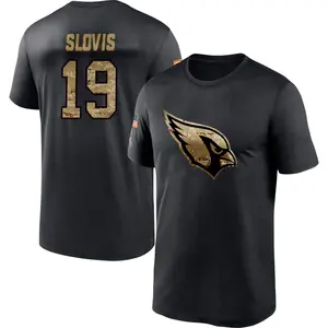 Men's Kedon Slovis Arizona Cardinals Black 2020 Salute To Service Performance T-Shirt