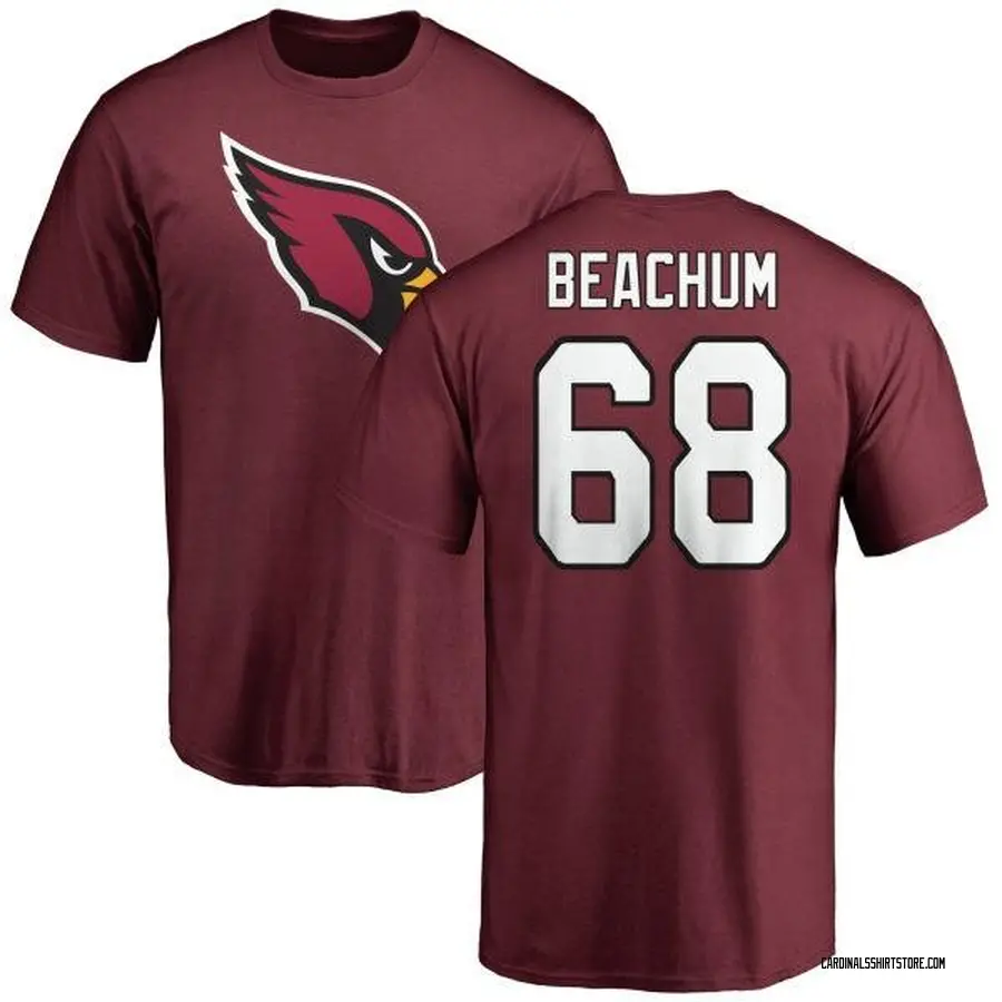 Men's Kelvin Beachum Arizona Cardinals Name & Number Logo T-Shirt - Maroon