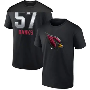 Men's Keshawn Banks Arizona Cardinals Midnight Mascot T-Shirt - Black