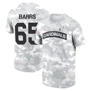 Men's Kyon Barrs Arizona Cardinals Arctic Camo 2024 Salute to Service Performance T-Shirt