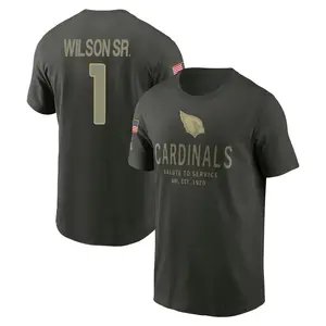 Men's Mack Wilson Sr. Arizona Cardinals Forest/Green 2025 Salute to Service Sideline Primary Edge T-Shirt
